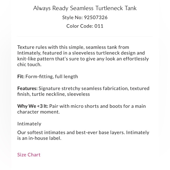 BNWT Free People Seamless Turtleneck Tanks (XS/S) - both for $25 - Picture 7 of 7